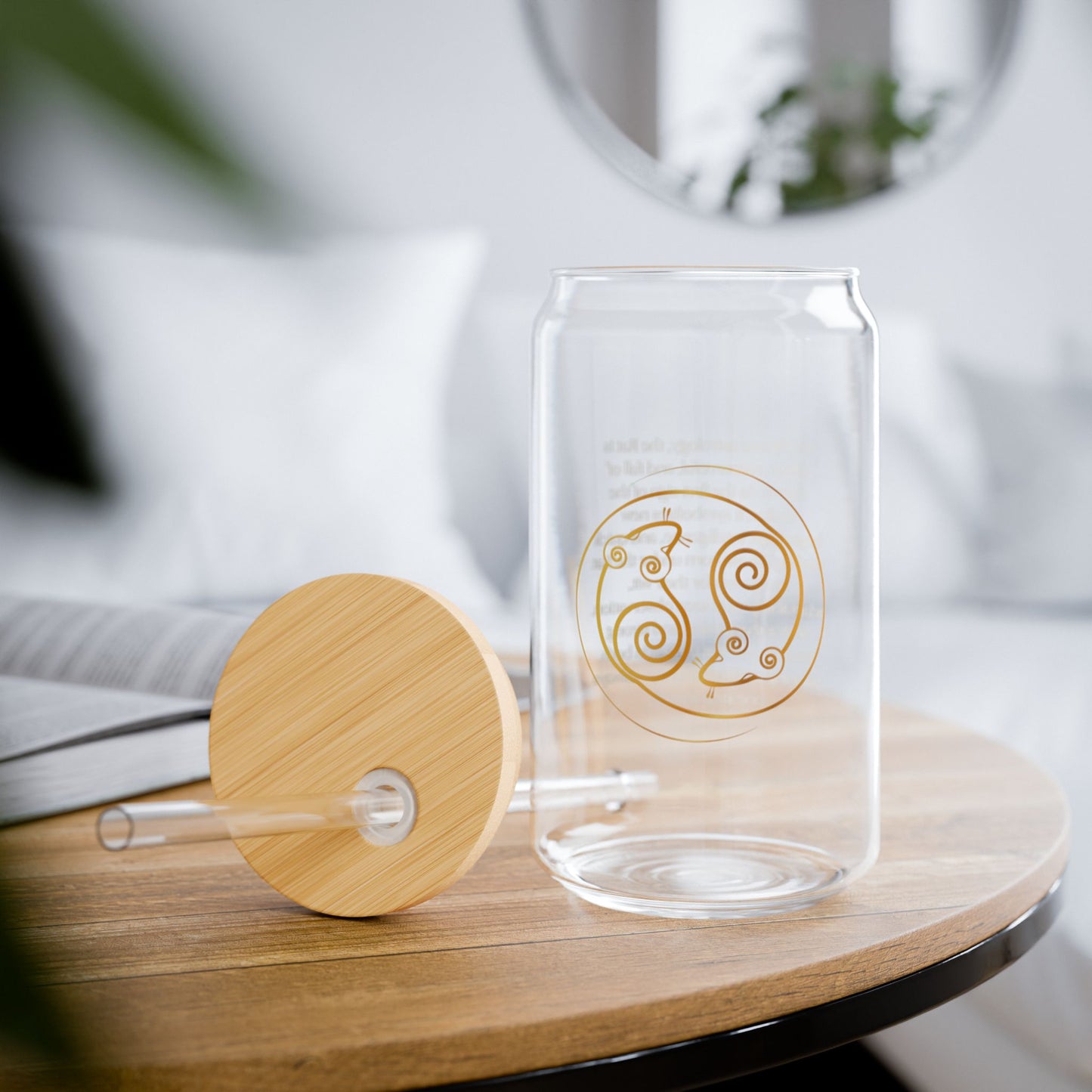 Rat Chinese Zodiac 16oz Sipper Glass – Clever & Charming Design