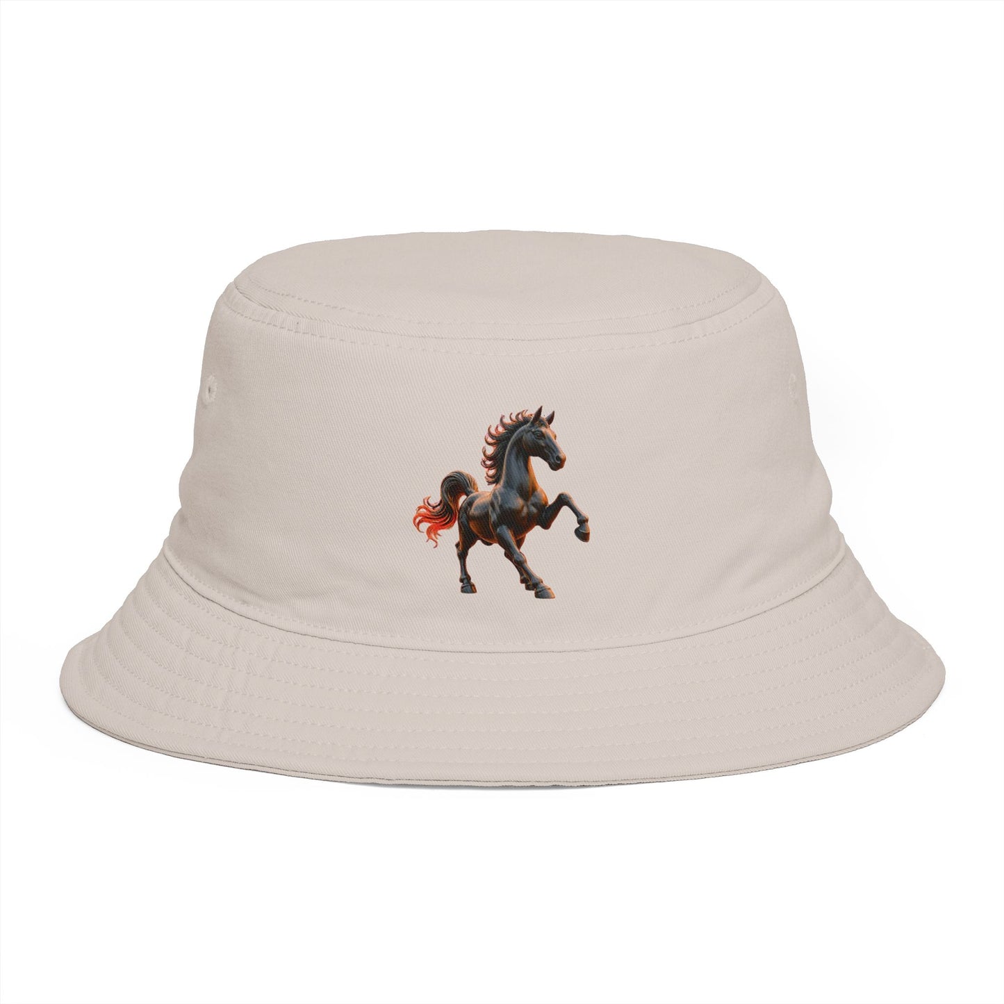 Wear the Spirit of the Fire Horse with this Wild Spirit Horse Bucket Hat