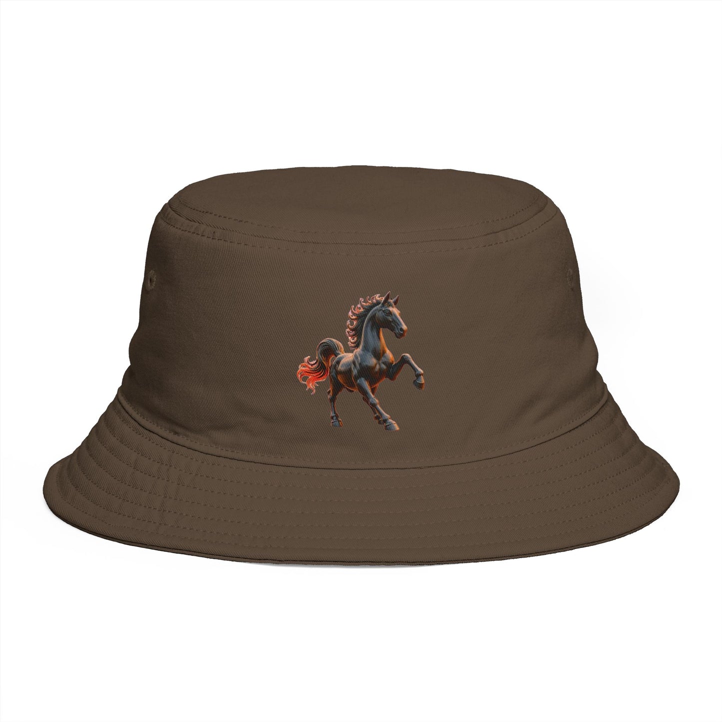 Wear the Spirit of the Fire Horse with this Wild Spirit Horse Bucket Hat