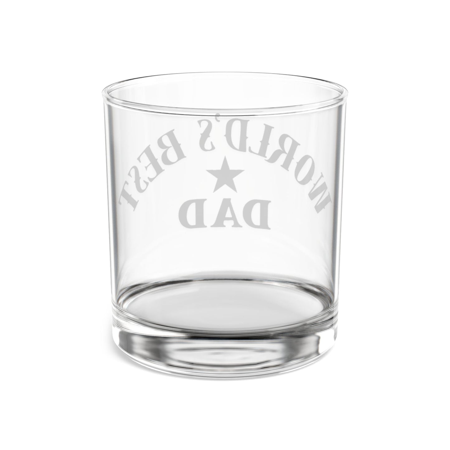 World’s Best Dad Personalized Whiskey Glass 🥃