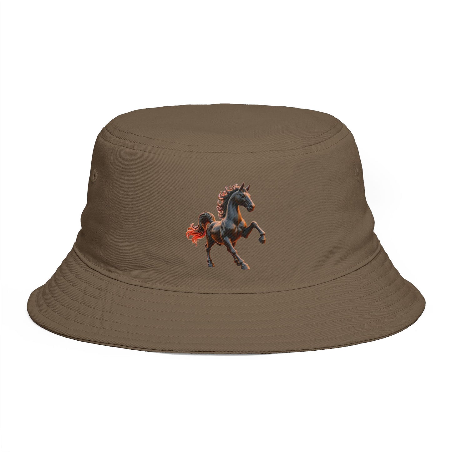 Wear the Spirit of the Fire Horse with this Wild Spirit Horse Bucket Hat