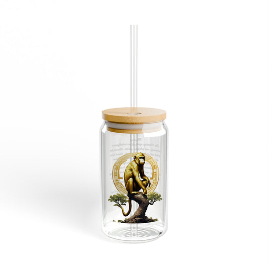 Born in the Year of the Monkey • Celebrate Your Wit & Charm with your own Sipper Glass, 16oz