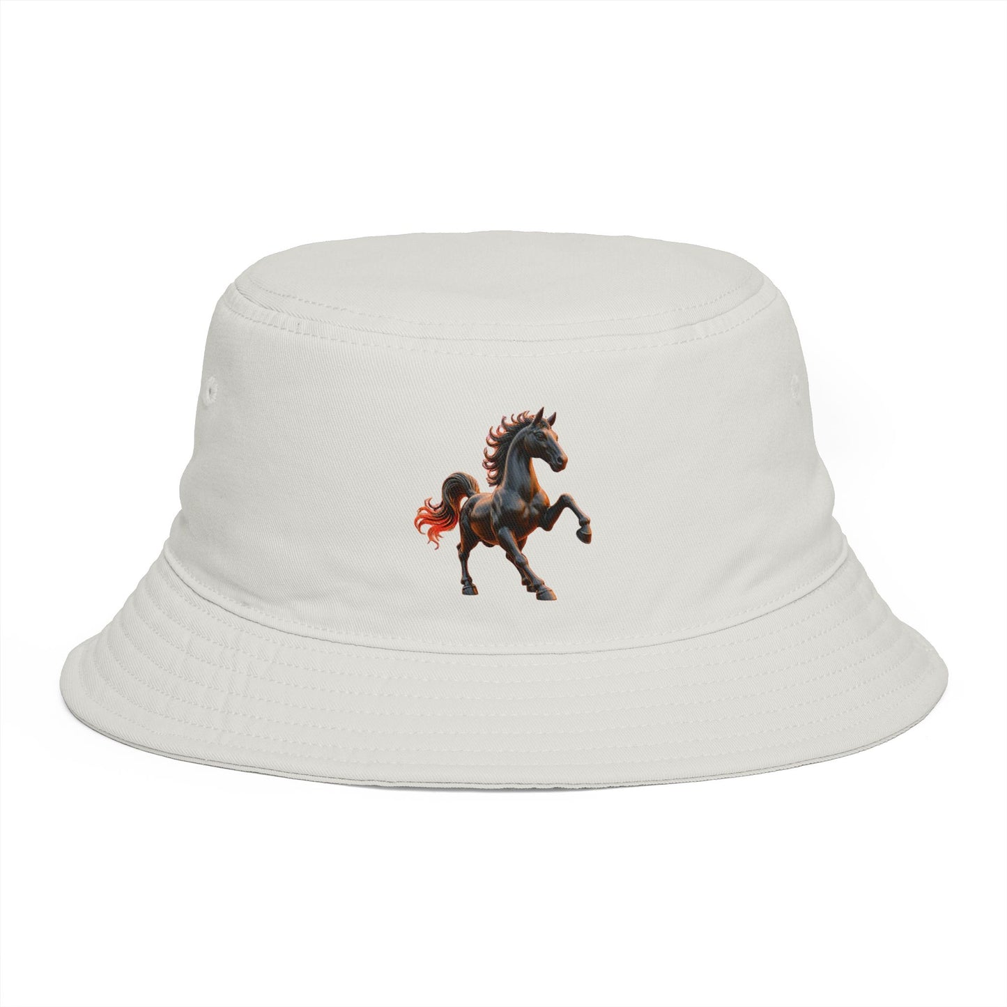 Wear the Spirit of the Fire Horse with this Wild Spirit Horse Bucket Hat