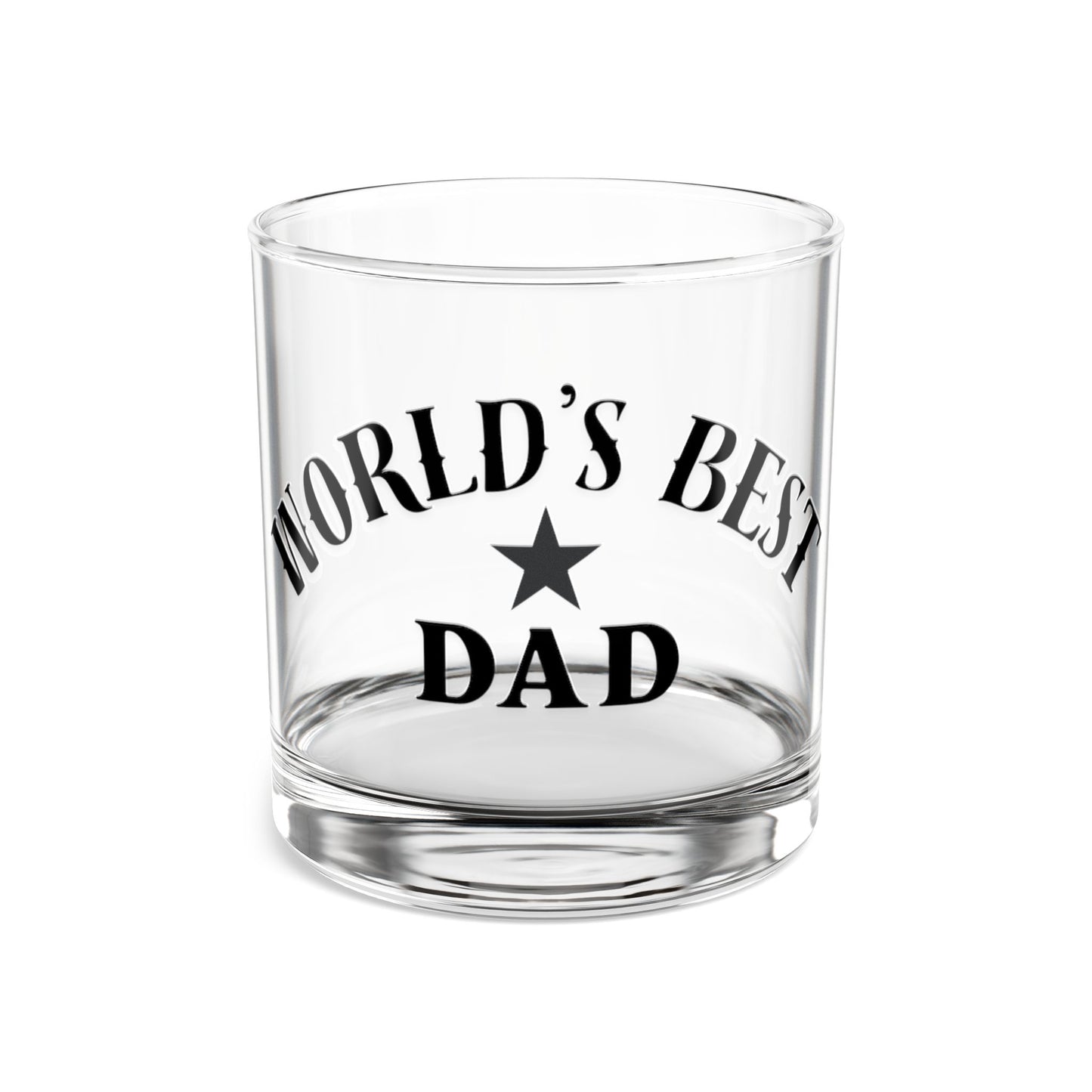 World’s Best Dad Personalized Whiskey Glass 🥃