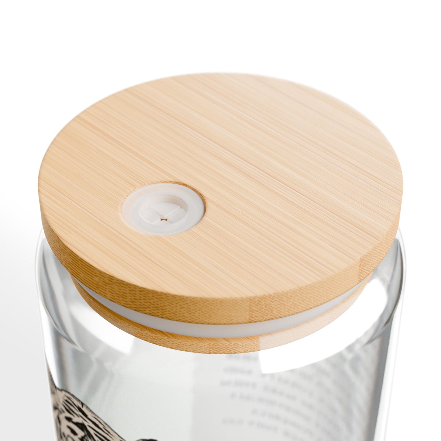 Tiger Zodiac 16oz Sipper Glass – Chinese Horoscope Gift, Tiger Personality Traits Print, Astrology Cup with Bamboo Lid & Straw