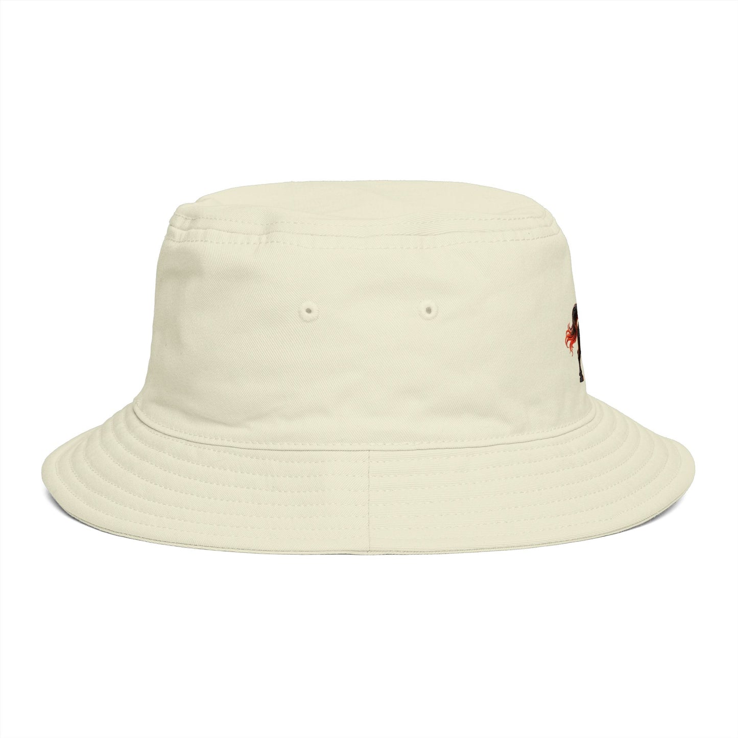 Horse Copy of Equestrian Horse Bucket Hat — Vintage Running Stallion Embroidered Hat